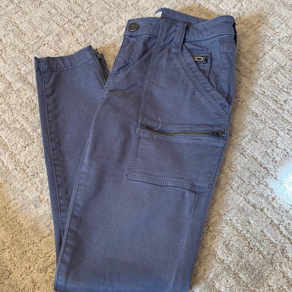 Joie Womens skinny cargo pant